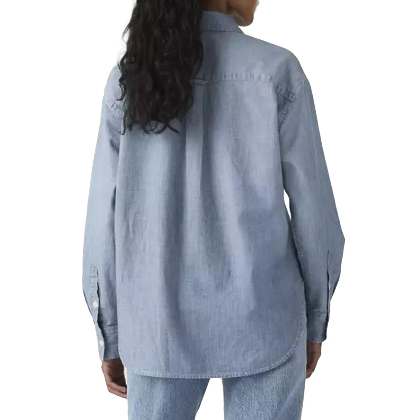 HARLIE BOYFRIEND SHIRT GOOD DAZE - Camicia Donna Azzurra 001HM 0021 LEVIS 