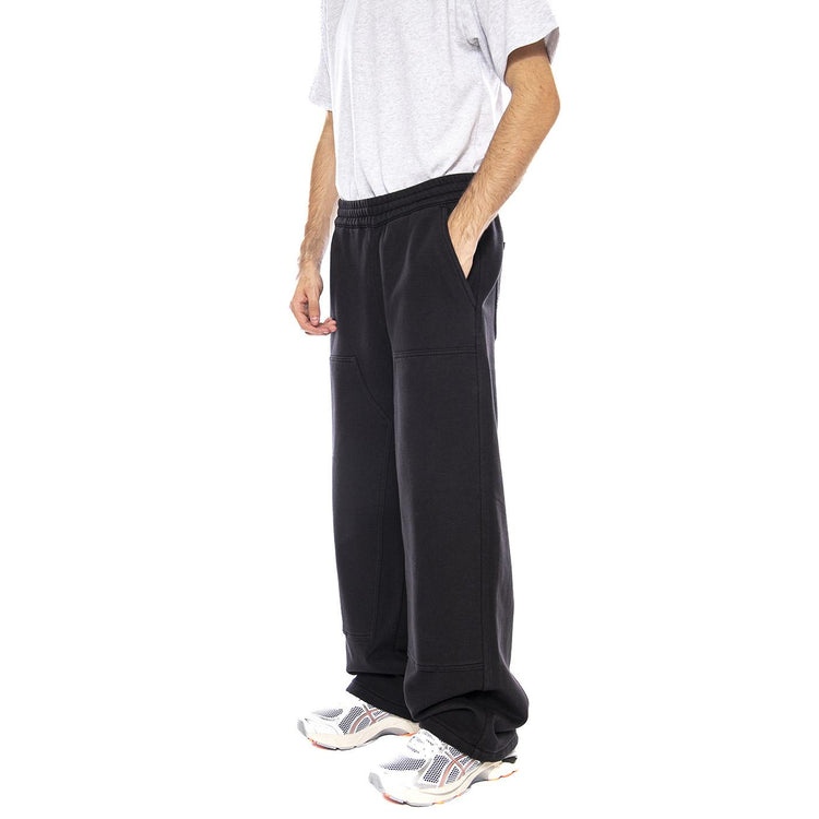 Double Knee Sweat Pant Black - Pantaloni Uomo Neri I035546.8906 . CARHARTT WIP 