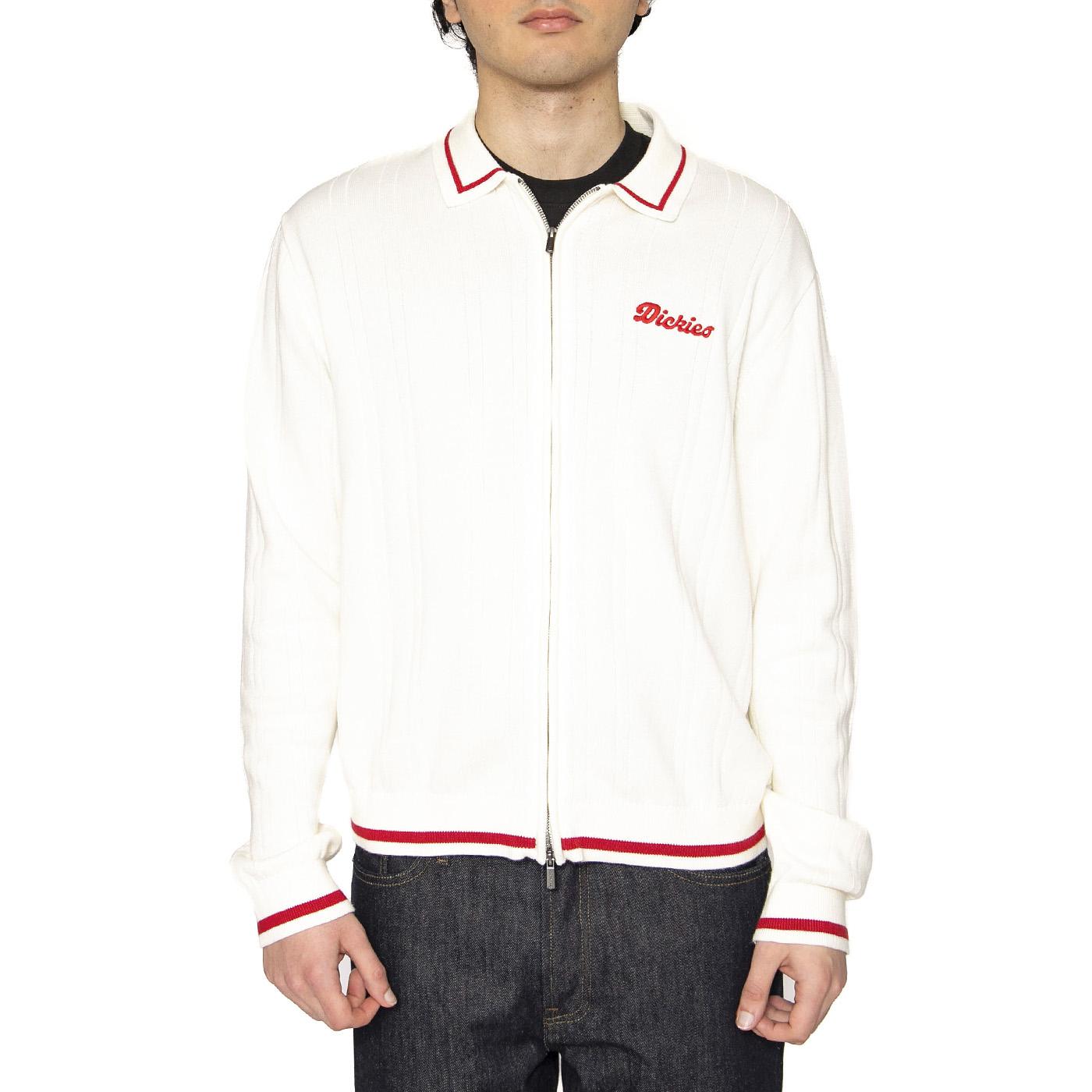 Lewistown FZ Cardigan Egret - Cardigan Uomo Bianco DK0A4Z79C481  DICKIES 