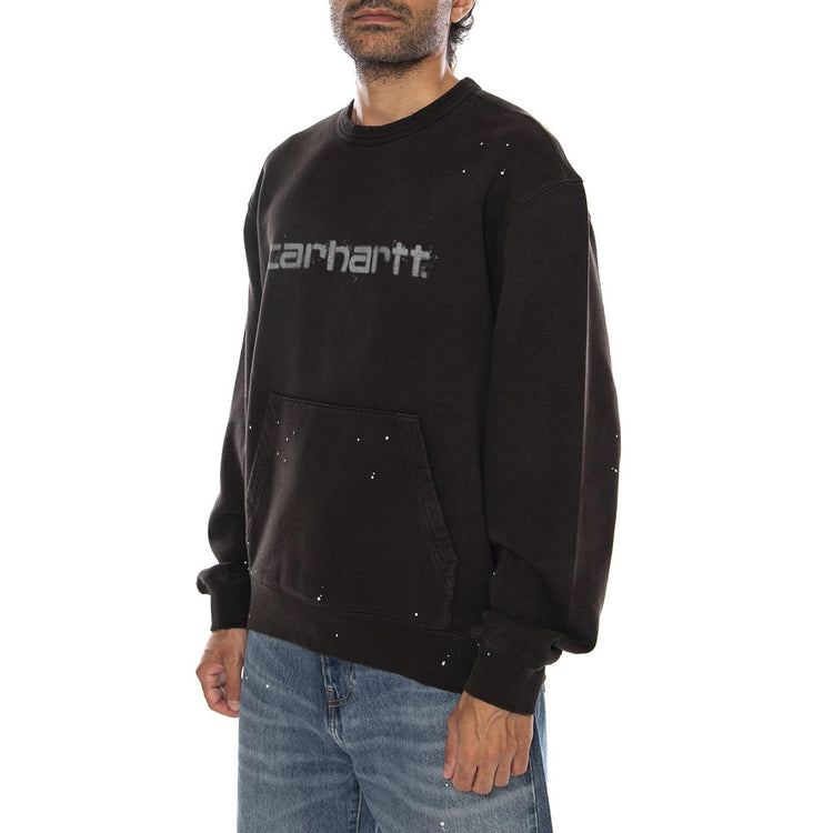 PAINTER SWEAT TOBACCO - Felpa Girocollo Uomo Marrone I036899 47EJ CARHARTT WIP 