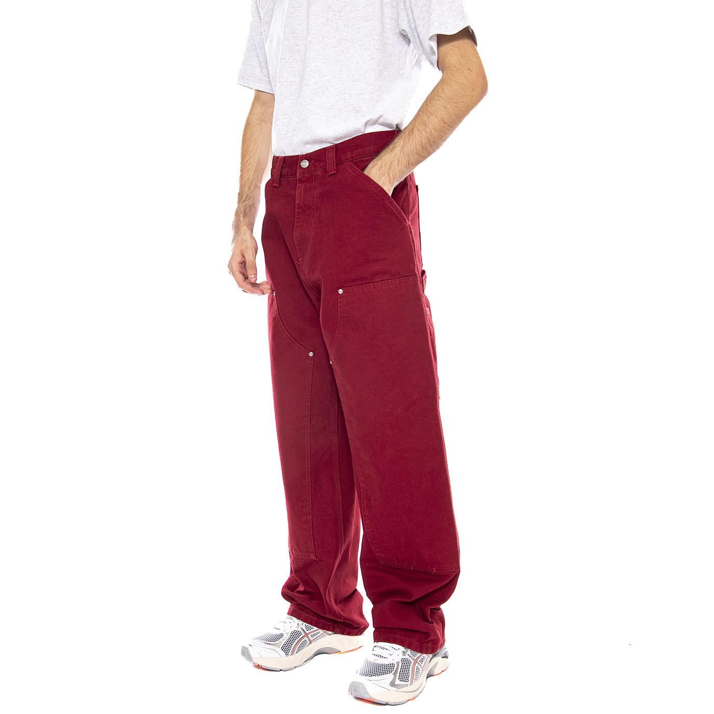 OG Double Knee Pant Scarlet - Pantaloni Uomo Bordeaux I035638.H806  CARHARTT WIP 