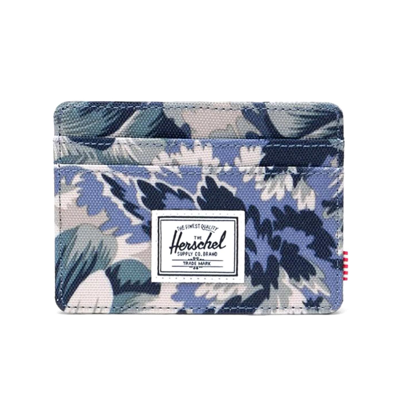 Charlie Cardholder Floral Tapestry - Portacarte Multicolore 30065 06643 HERSCHEL 