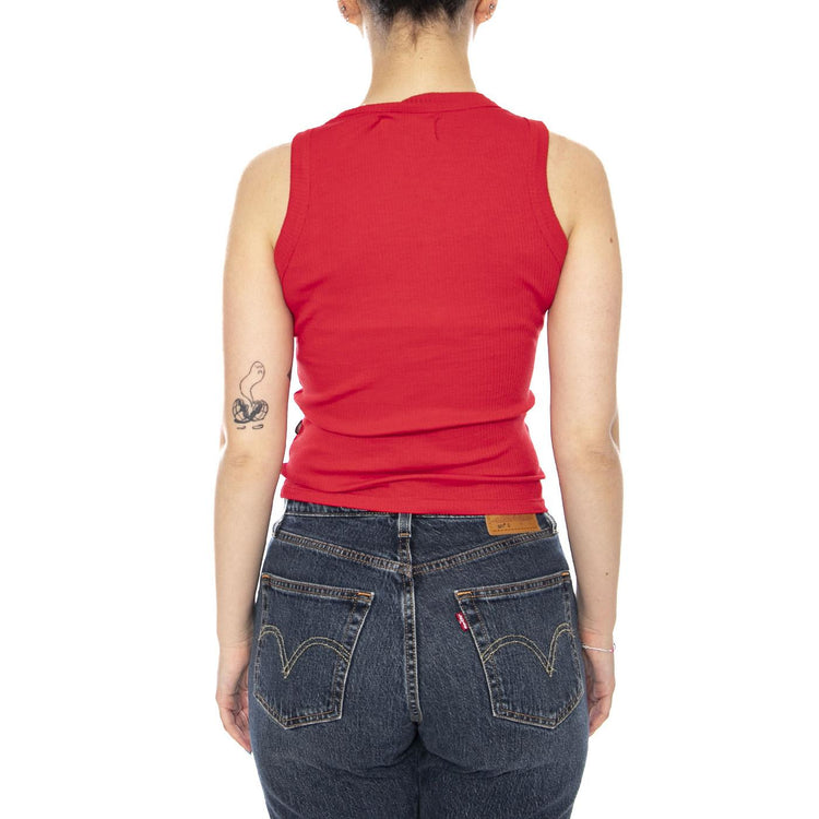 CLAVEL JULIETTE TOP CLAVEL - Canotta Donna Rossa WTP00255 RED THINKING MU 