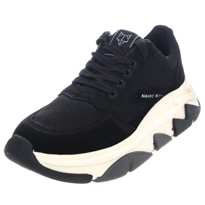 Waves Sneakears - Black Combo - Scarpe Profilo Basso Donna Nere NWSWAVES-BLACK  NAKED WOLFE 