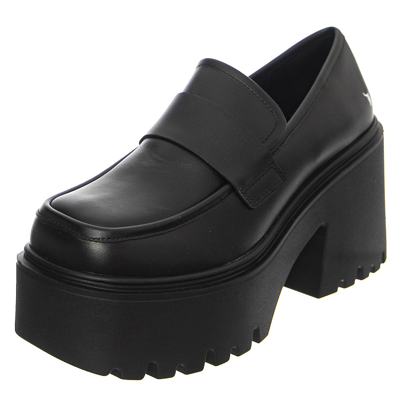 League Black Leather - Mocassini Donna Neri WSSLEAGUE-BLK  WINDSOR SMITH 