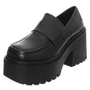 League Black Leather - Mocassini Donna Neri WSSLEAGUE-BLK  WINDSOR SMITH 