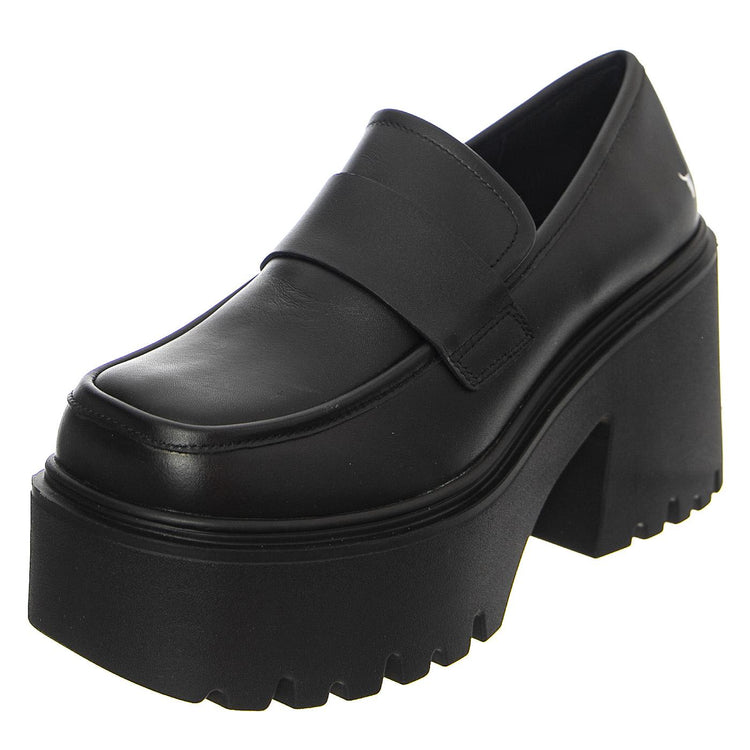 League Black Leather - Mocassini Donna Neri WSSLEAGUE-BLK  WINDSOR SMITH 