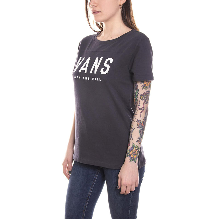 Wm Double Fortune T-Shirt - Phantom Black - Maglietta Girocollo Donna Nera VA31PJ6RJ  VANS 