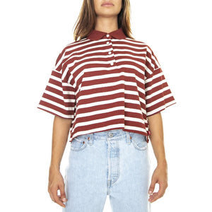 Astrid Polo Cinnamon Fired Brick Stripe - Polo Donna Multicolore A3392-0003  LEVIS 