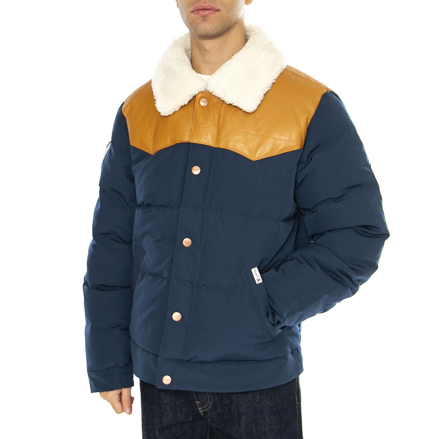 Puffer Jacket Navy - Giacca Uomo Multicolore 112357741-BLUE  WRANGLER 