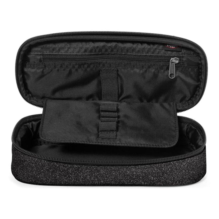 Oval Single Spark Black - Astuccio Portapenne Nero EK000717N981  EASTPAK 