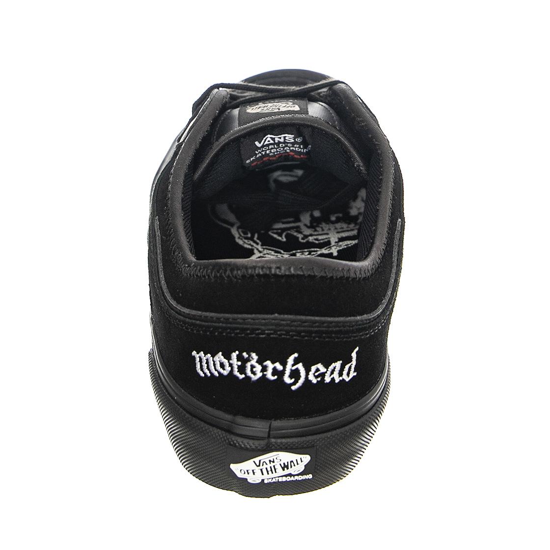 Vans x Motorhead Rowley Moto Black - Scarpe Stringate Profilo Basso Uomo Nere VN0005V7BKA1  VANS 
