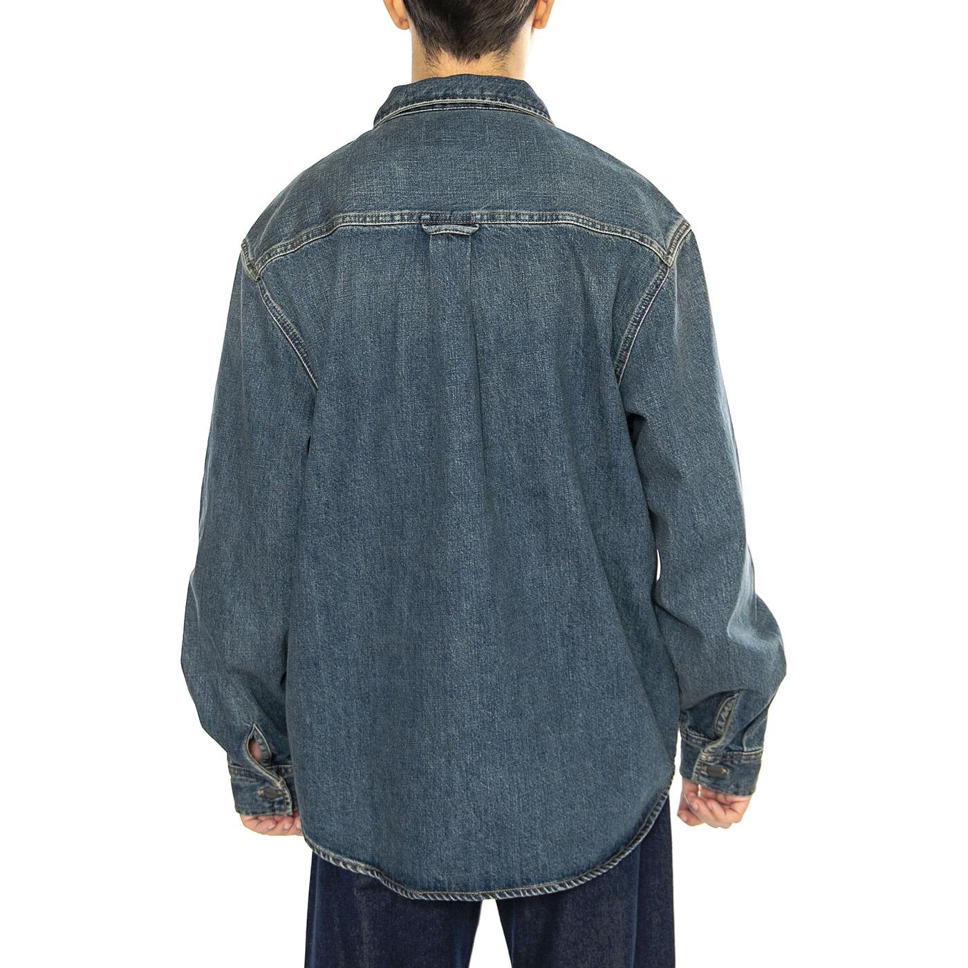Lincoln Shirt Jac Blue - Camicia Denim Jeans Uomo Blu I034735.014Q  CARHARTT WIP 