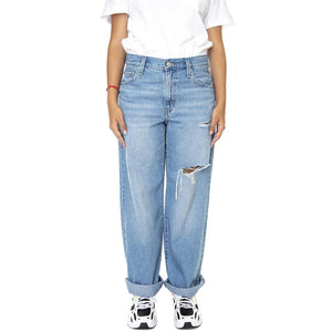 Baggy Dad Z5993 Medium Indigo Destructe - Pantaloni Denim Jeans Donna Blu A3494-0015  LEVIS 