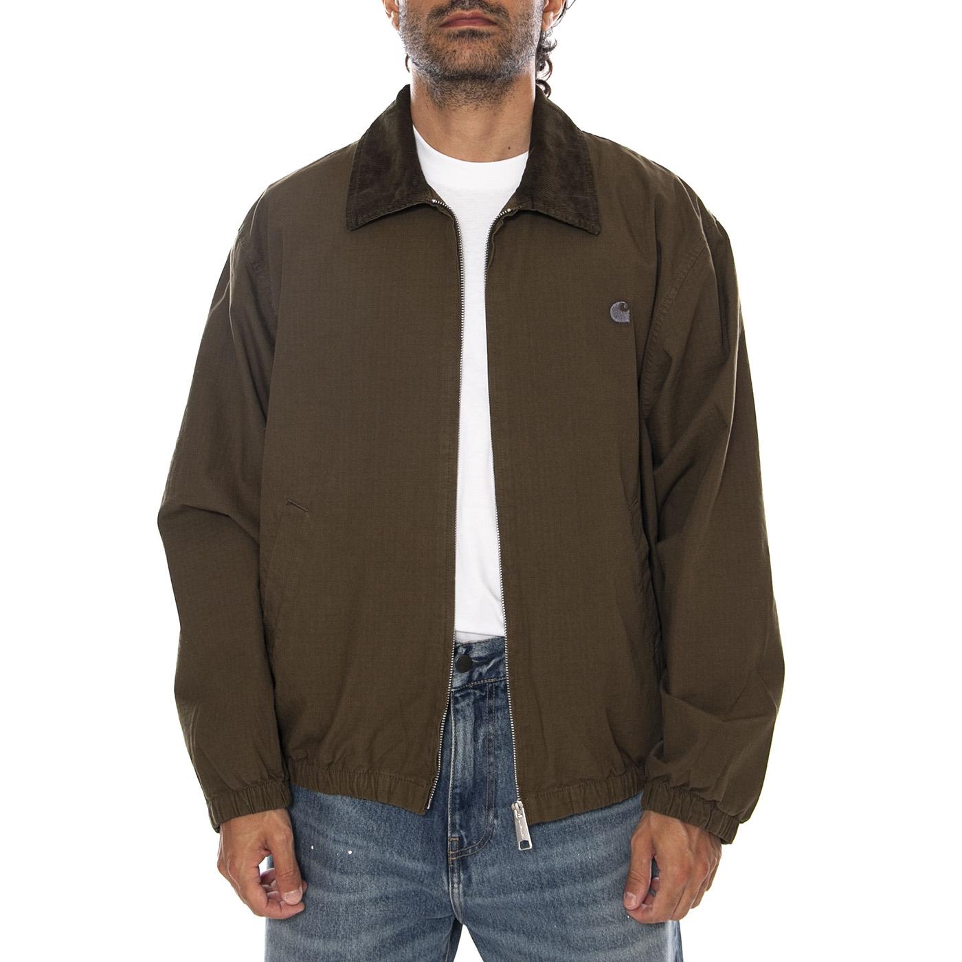 MADISON RIPSTOP JACKET DARK BEECH / BLACK - Giacca Uomo Verde I036804 3TUGD CARHARTT WIP 
