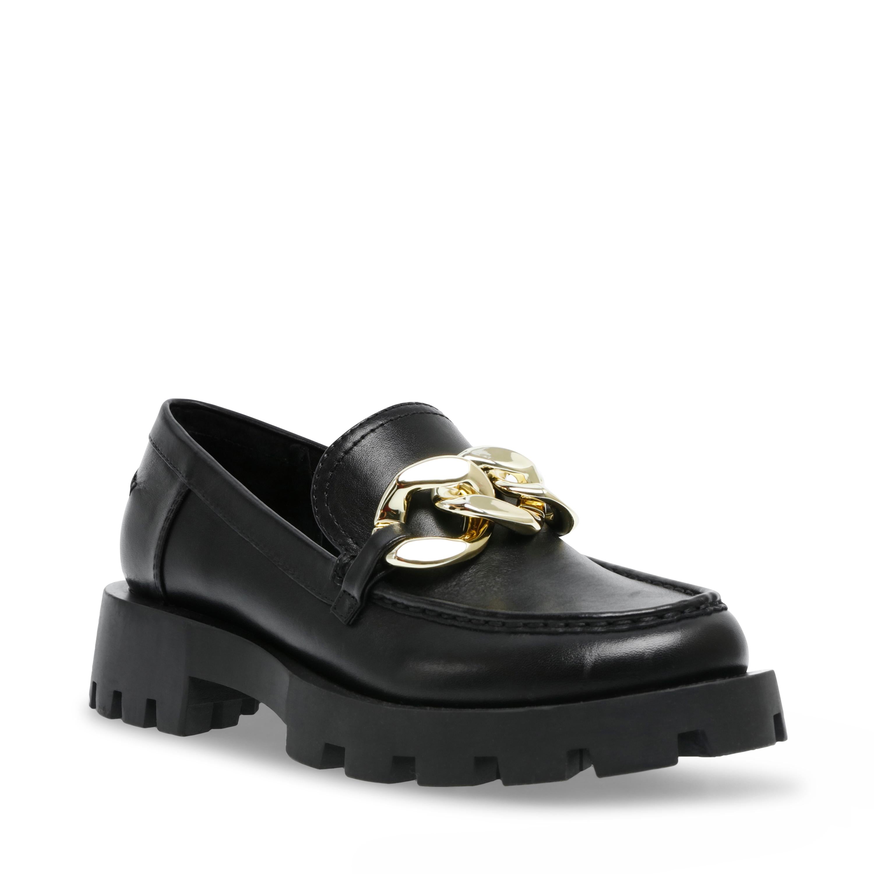 Mix Up Black Leat - Mocassini Donna Neri SMSMIX UP-BLA  STEVE MADDEN 