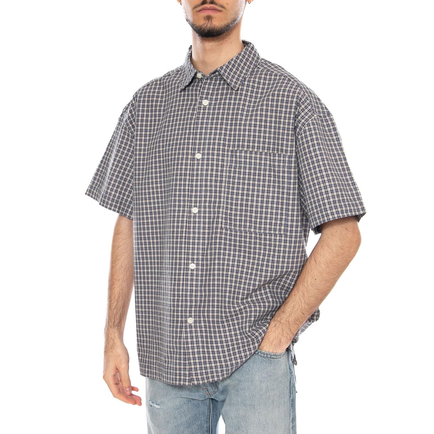 S/S Shirt - Camicia Maniche Corte Uomo Blu 22037293 4943798 ONLY & SONS 