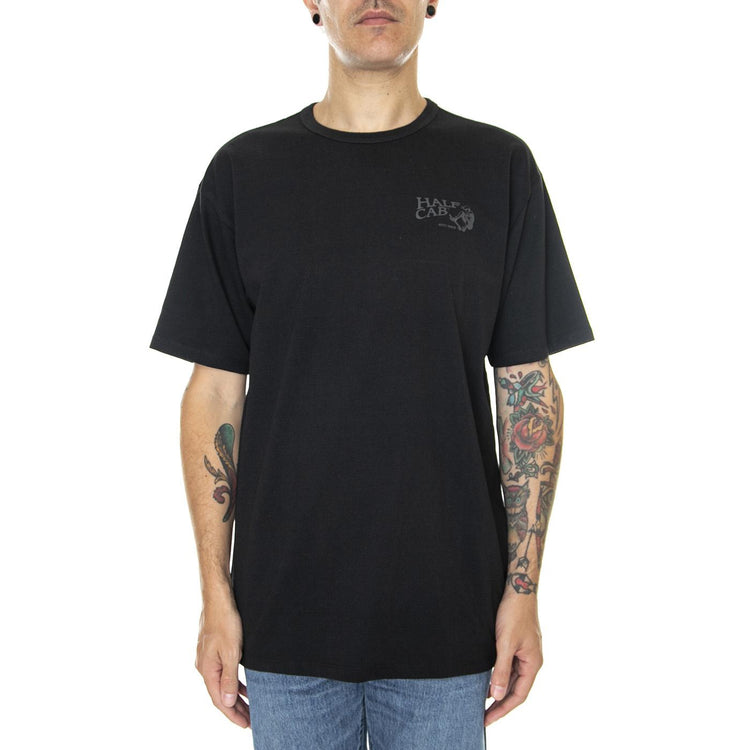 Half Cab '92 Gtx 30th OTW SS Tee Black - Maglietta Girocollo Uomo Nera VN000056BLK1  VANS 