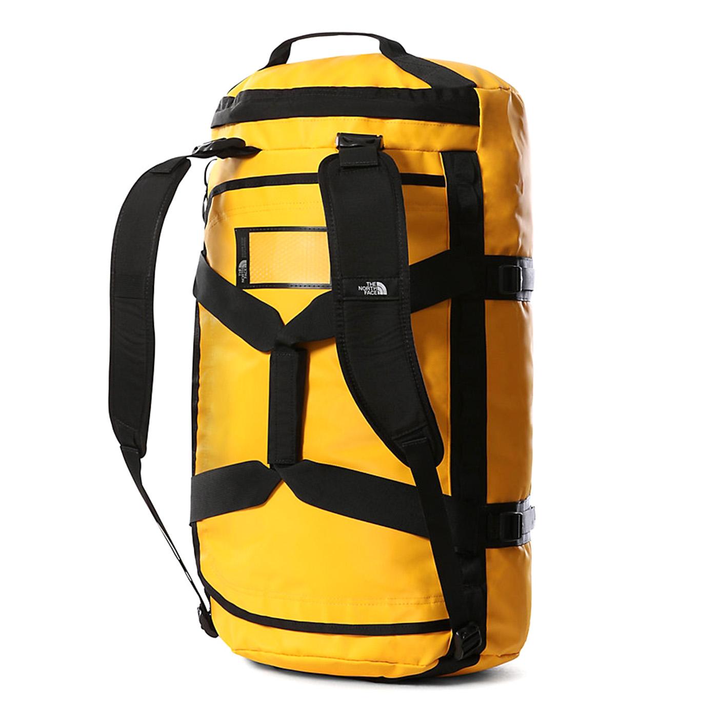 The North Face Base Camp Duffel M Summit Gold / Tnf Black - Borsa a Tracolla Gialla NF0A52STZU3-M  THE NORTH FACE 