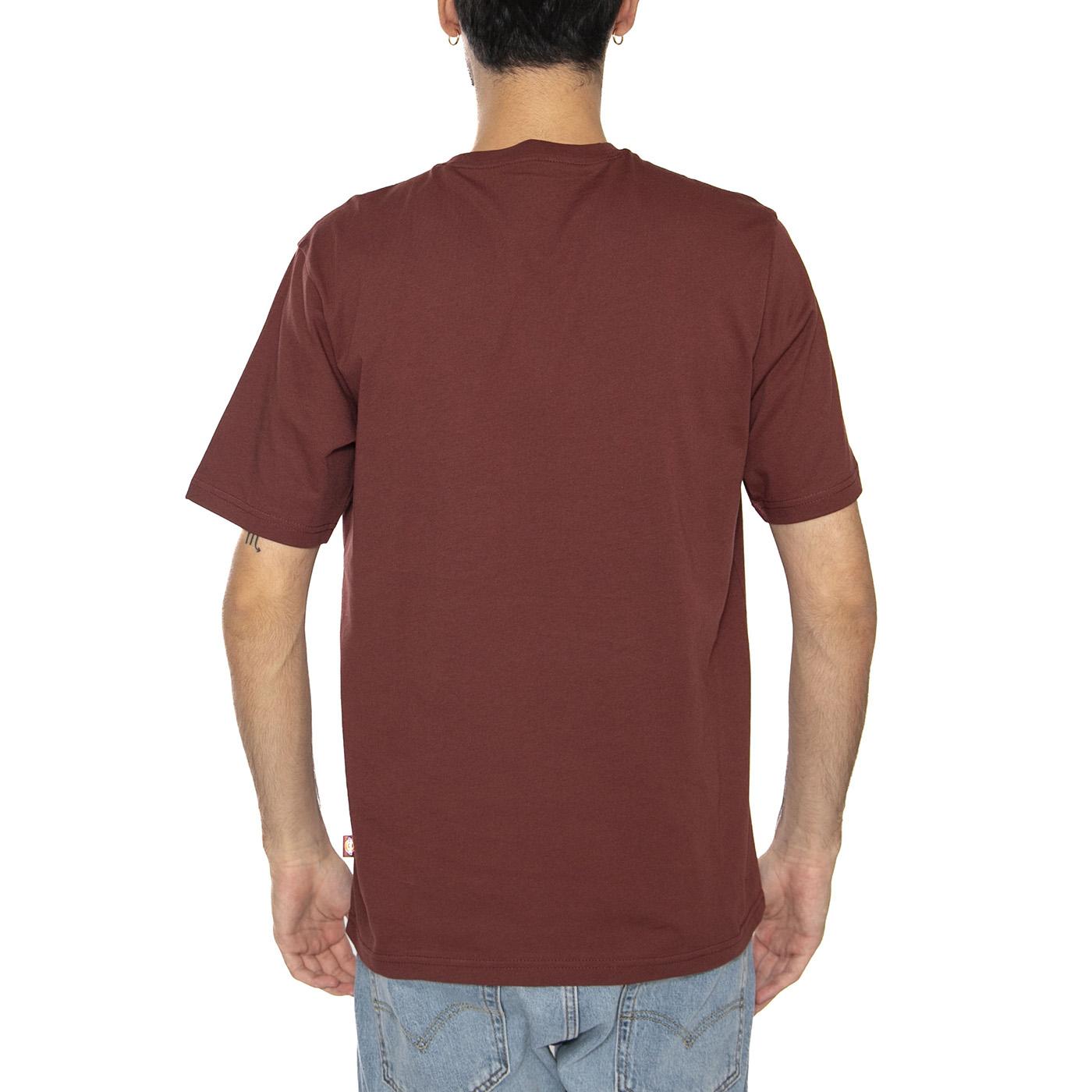 SS Mapleton Tee Andorre - Maglietta Girocollo Uomo Bordeaux DK0A4XDBL161 . DICKIES 