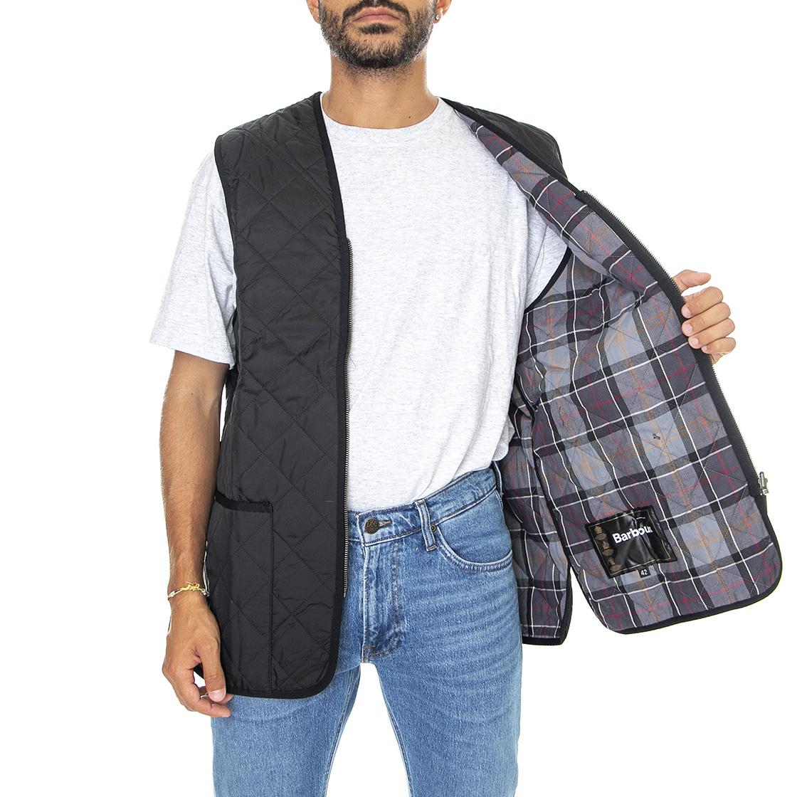 Quilted Waistcoat Zip Liner Black Modern - Giacca Invernale Smanicata Uomo Nera FW22-MLI0001-BK91 . BARBOUR 