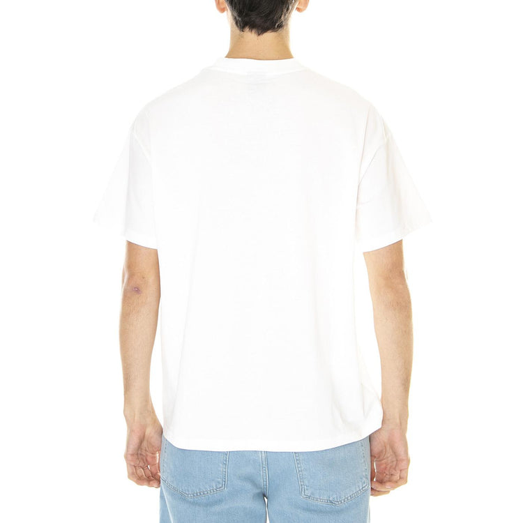 M' Logo Tee White - Maglietta Girocollo Uomo Bianca SS23-Logo Tee White  FUNKY 