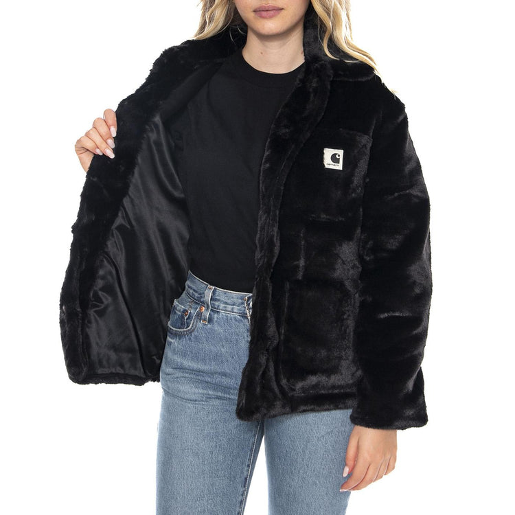 W Olney Michigan Coat - Nero - Cappotto Donna I035320_89_XX . CARHARTT WIP 