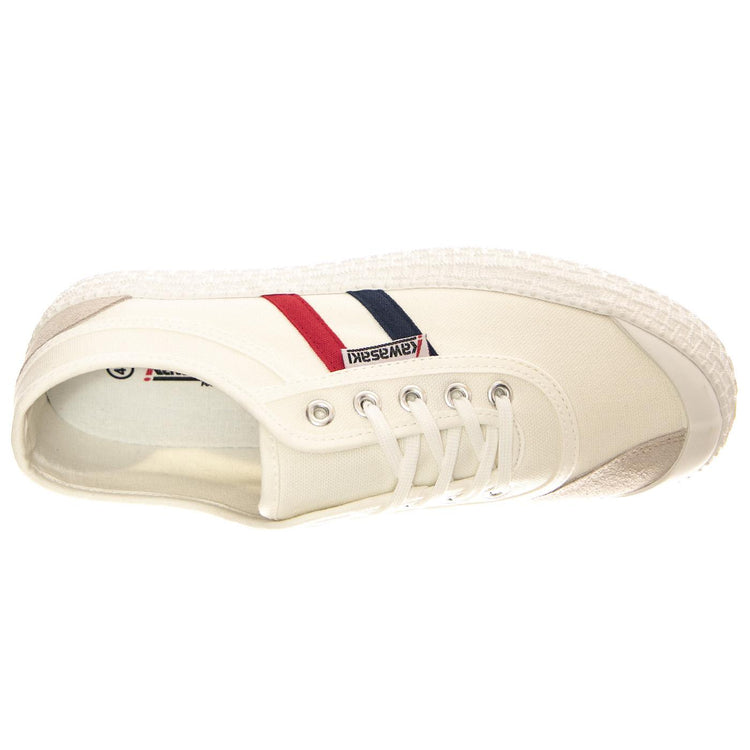 Retro 3.0 White - Scarpe Stringate Profilo Basso Donna Bianche KWS232428-1002  KAWASAKI 