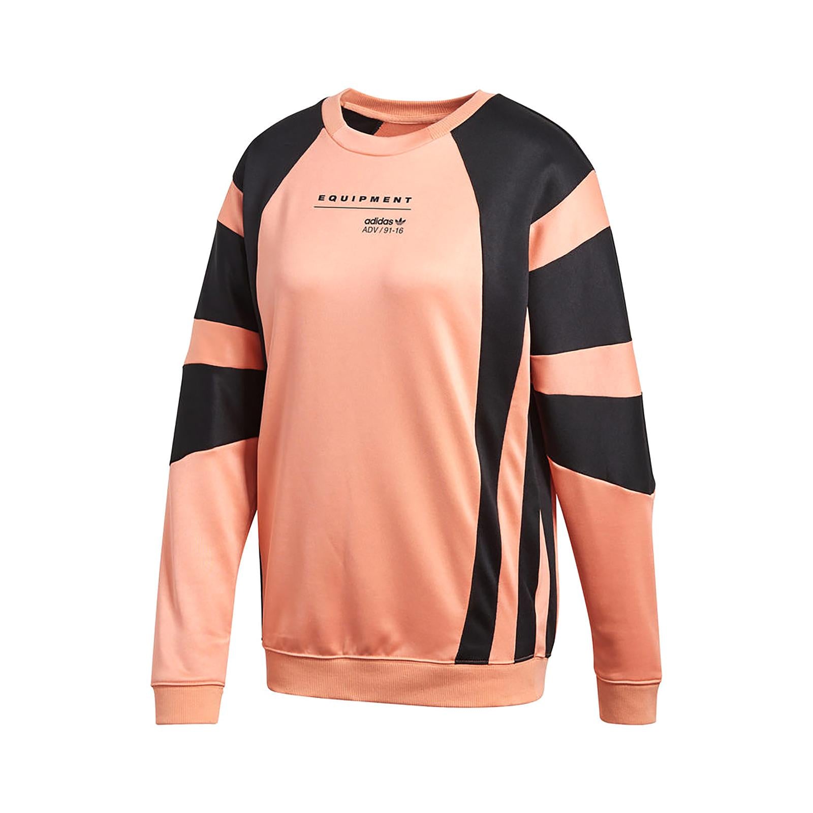 EQT SWEATSHIRT CHALK CORAL CD6868  ADIDAS 