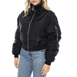 MA-1 Cropped Bomberjacke – Schwarze Damenjacke von ALPHA INDUSTRIES