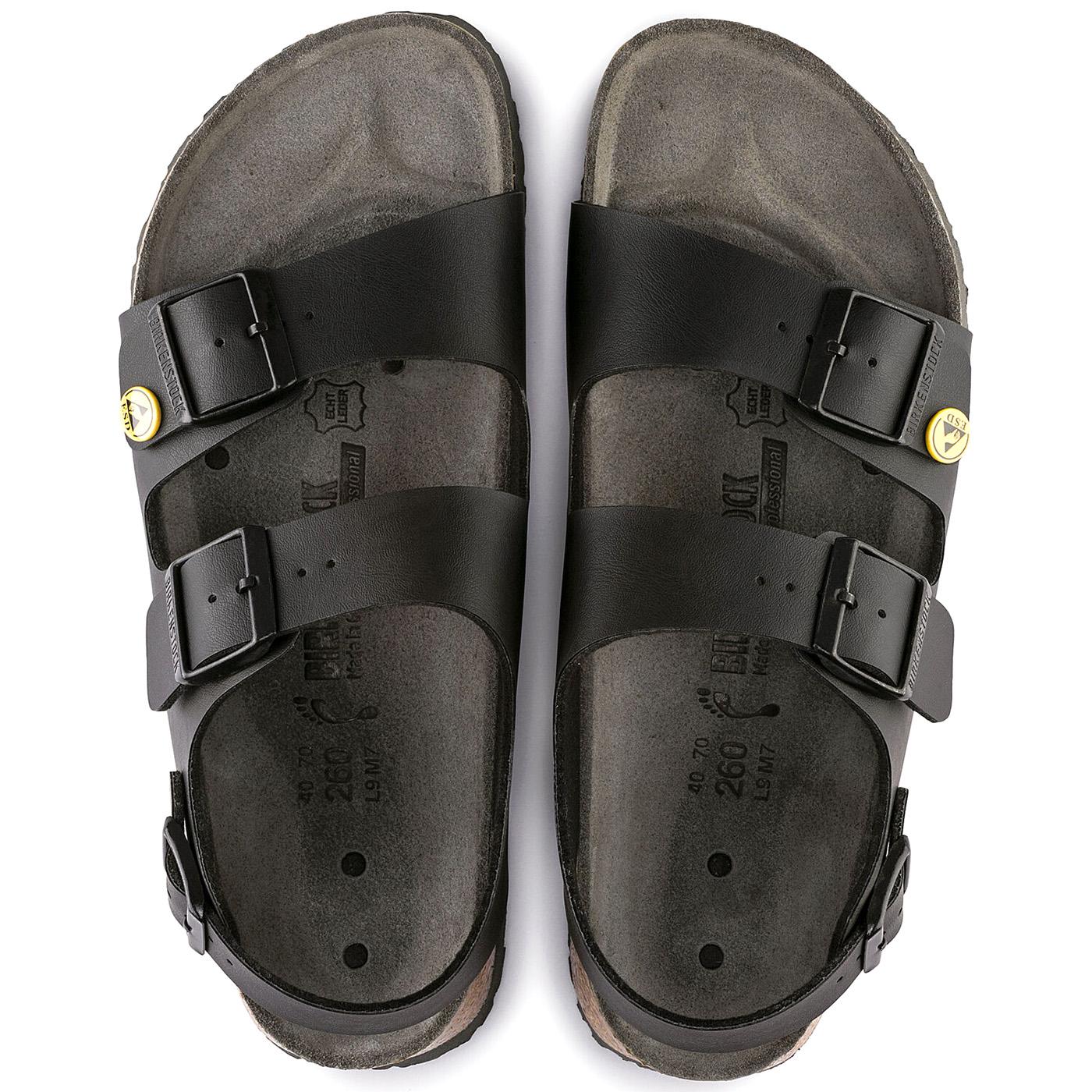 M' Milano Esd Black Regular Fit - Sandali Uomo Neri - Calzata Regolare 0634790  BIRKENSTOCK 