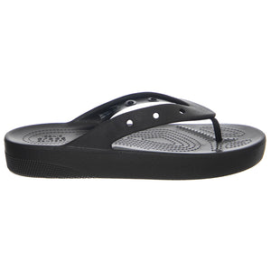 W' Classic Platform Flip Black - Sandali Donna Neri CR.207714-BLK  CROCS 