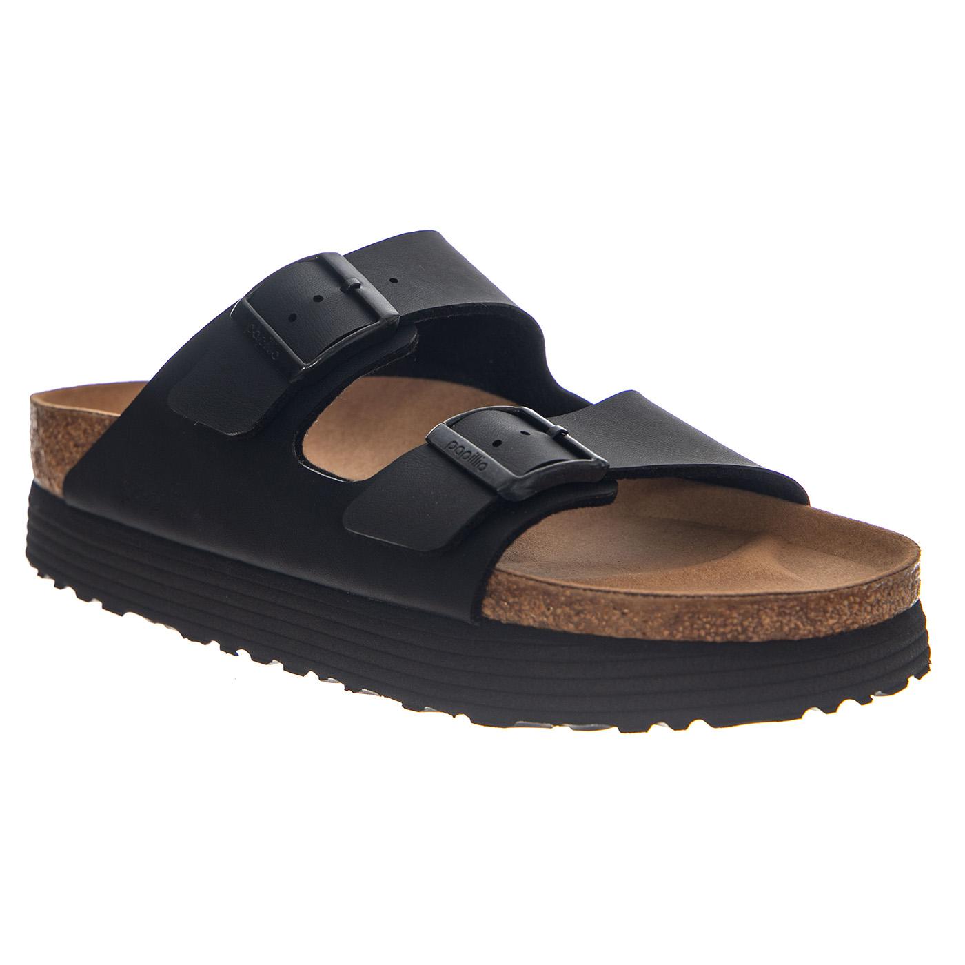 ARIZONA GROOVED BLACK - Sandali Donna Neri 1018520 BLK BIRKENSTOCK 