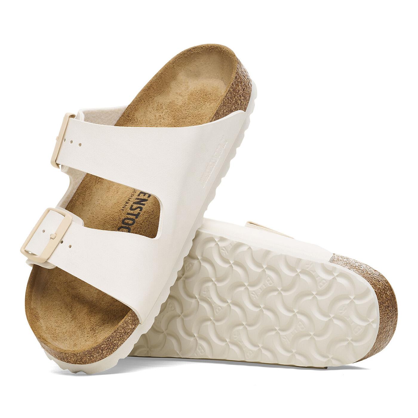 Arizona Bs Eggshell Narrow Fit - Sandali Donna Bianchi - Calzata Stretta 1027339  BIRKENSTOCK 