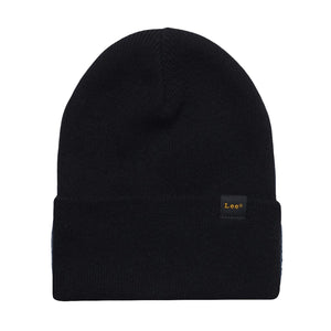 Essential Beanie Black Os - Cappellino a Cuffia Nero 112342466-BLACK  LEE 