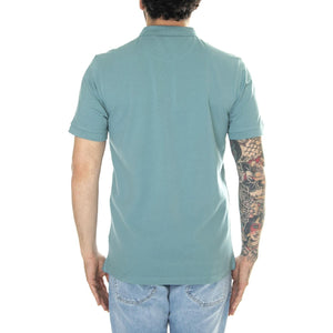 Blanes SS Brook Blue Polo Shirt - Polo Uomo Blu F4KSB068325  FARAH 
