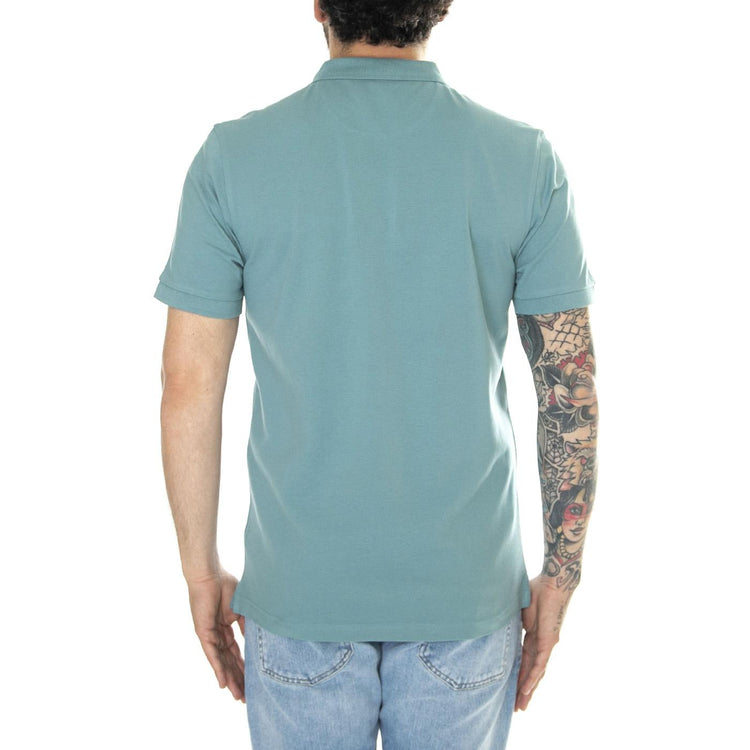 Blanes SS Brook Blue Polo Shirt - Polo Uomo Blu F4KSB068325  FARAH 