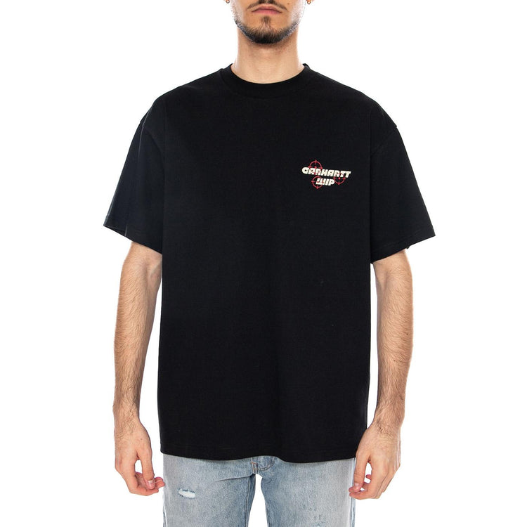 S/S Wiptopia T-Shirt Black - Maglietta Girocollo Uomo Nera I035492.89XX . CARHARTT WIP 