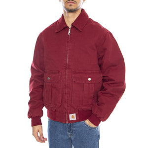 Stanton Jacket Scarlet - Giacca Uomo Rossa I035617.H806 . CARHARTT WIP 