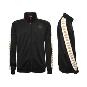 222 BANDA ANNISTON SLIM Black-White-Gold 301EFU0-C30  KAPPA 