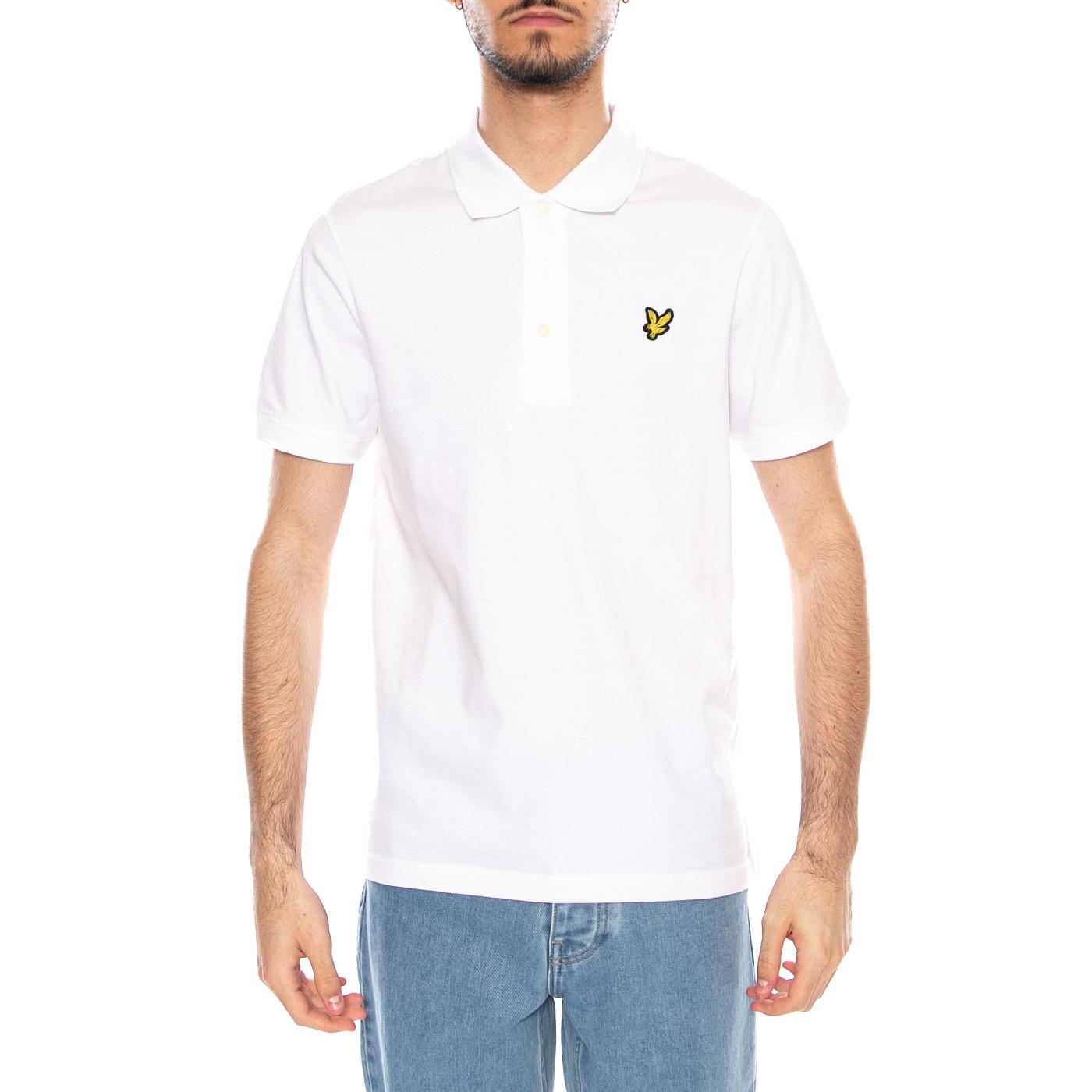 Jersey Polo Shirt White - Polo Uomo Bianca SP1890V 626 LYLE & SCOTT 