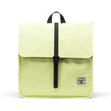 City Backpack | Weather Resistant Shadow Lime - Zaino Verde  Unisex HERSCHEL