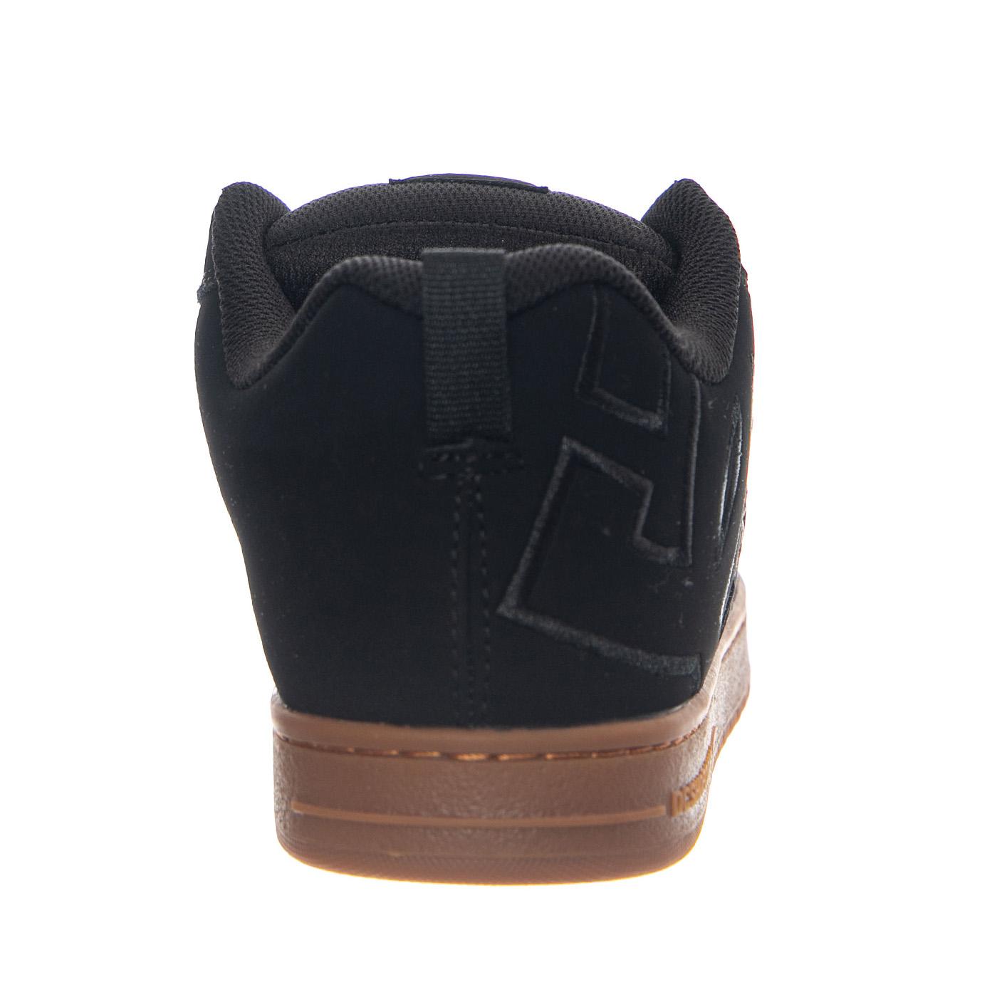DC Shoes Black / Gum Court Graffik - Scarpe Stringate Uomo Nere 300529-BGM-BLK-GUM . DC 