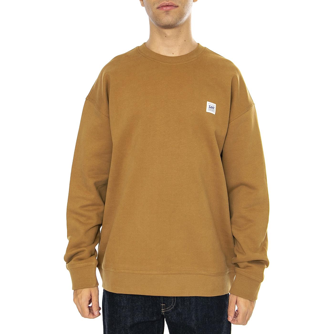 Workwear Sws Glazed Ginger - Felpa Uomo Marrone 112355610-BROWN  LEE 