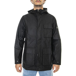 Granby Wax Black - Giacca Invernale con Cappuccio Uomo Nera MWX2020BK71  BARBOUR 
