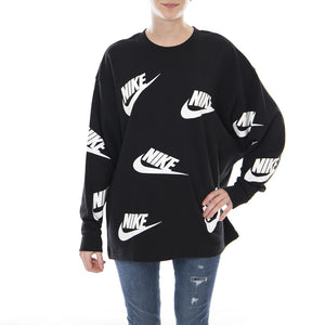 W NSW CREW FUTURA TOSS BLACK/WHITE AA3142-010  NIKE 