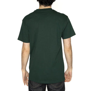 S/S American Script T-Shirt Conifer - Maglietta Girocollo Uomo Verde I029956.CIXX  CARHARTT WIP 