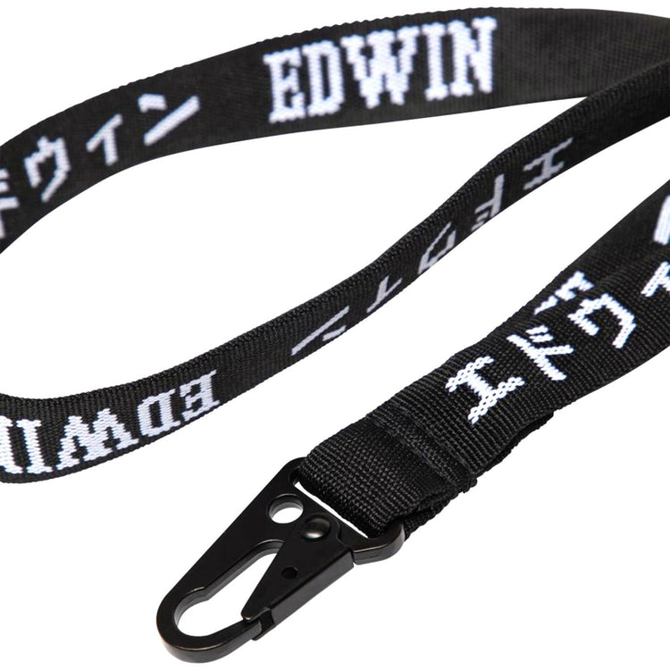Lanyard Edwin Black - Portachiavi Nero EDWIN-BLK  EDWIN 