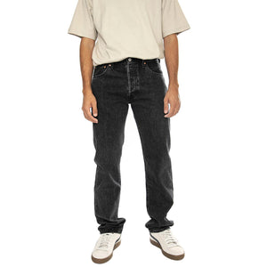 Autunno / Inverno - 501 Levi's Original Crash Courses Black - Pantaloni Denim Jeans Uomo Neri 00501-3371  LEVIS 