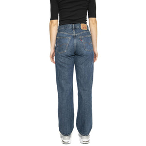 94 Baggy Dark Indigo Worn In - Pantaloni Denim Jeans Donna Blu A3510-0036  LEVIS 